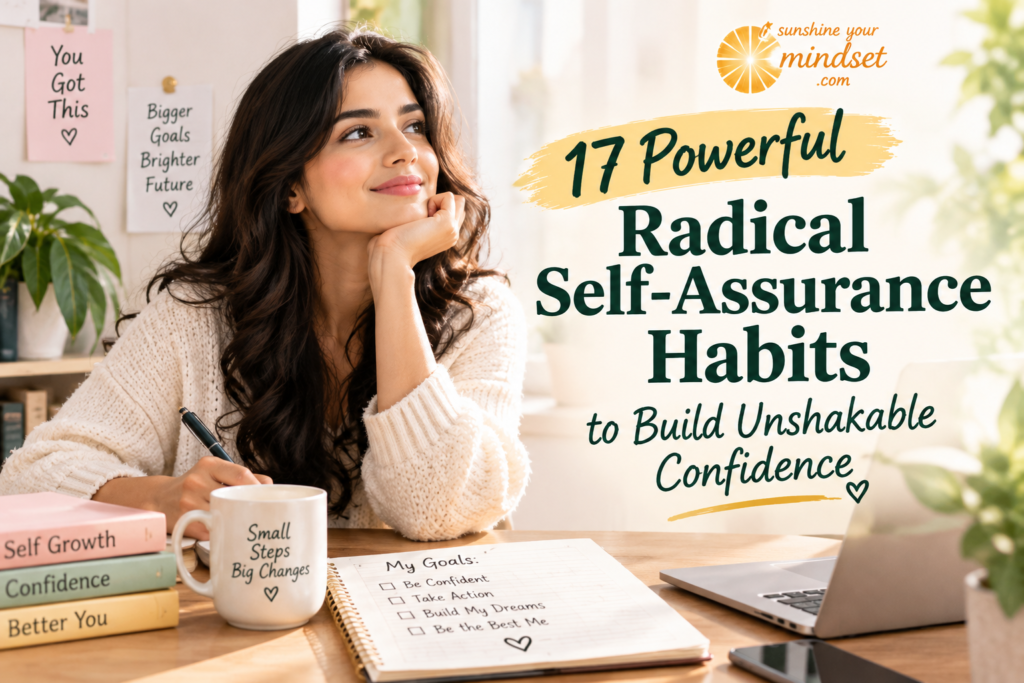 Women focusing on Radical Self-Assurance Habits to Build Unshakable Confidence.